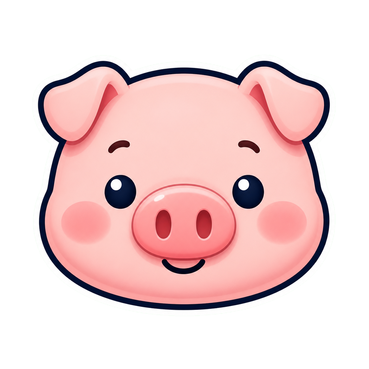Pork sticker icon